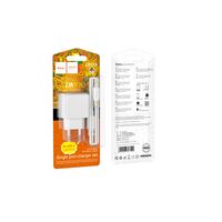 СЗУ HOCO CS11A Ocean (1xUSB, 2.1A, белый) + кабель Type-C