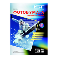 Фотобумага IST, A4, 180 гр/ м2, 20л, G180-20A4, глянцевая, односторонняя, (G180-20A4) для струйной печати Фотобумага IST, A4, 180 гр/ м2, 20л, G180-20A4, глянцевая, односторонняя, (G180-20A4) для струйной печати