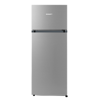 Холодильник Kraft KF-DF340S серебристый, капля,  143 см, ширина 55, A+,