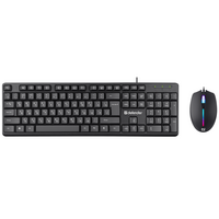 Комплект (клавиатура +мышь) Defender Triumph C-991 проводной, классический, USB, черный (45991)