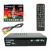 Приставка DVB Т2 Yasin T8000 дисплей, металл, кнопки