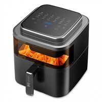 Аэрогриль BQ GR2002 черный/ серебристый (1400 Вт; антипригарное; управление: сенсорное) Аэрогриль BQ GR2002 черный/ серебристый (1400 Вт; антипригарное; управление: сенсорное)