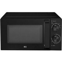 Микроволновая печь соло BQ MWO-20004SM/ W черный (700 Вт, объем - 20 л, управление: механическое)