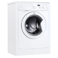 Стиральная машина фронт. Indesit IWSD 6105 (CIS).L белый, 6 кг, глубина - 42 см, отжим - 1000 об/ мин