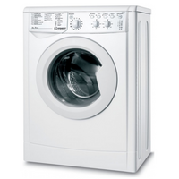 Стиральная машина фронт. Indesit IWSC 6105 (CIS) белый, 6 кг, глубина - 42 см, отжим - 1000 об/ мин