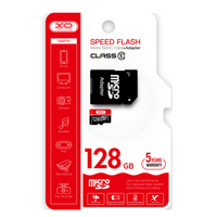 Карта памяти microSDXC 128Gb XO UHS-I Class 10 TF high speed + адаптер SD (6920680842018)