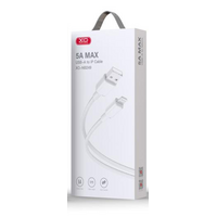 Кабель USB -XO- NB249 (Lightning, 1м, плетеный, белый)