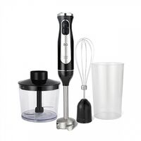 Блендер погружной BQ HB501S черный/ серебристый (900 Вт, скоростей - 2)