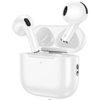 TWS наушники Borofone BW80 True, внутриканальные, микрофон, белый