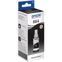 Чернила Epson C13T66414A Black 70 мл.(L100/ L132/ L200/ L110/ L120/ L121/ L210/ L300/ L312/ L355/ L1300/ L350/ L362/ L364/ L366/ L382/ L386/ L500/ L3050/ L3060/ L3070)