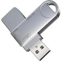 Флеш-накопитель -XO- 128Gb USB3.0 DK02 Серебристый (6920680825912)