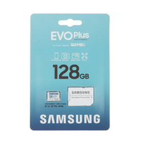 Карта памяти microSDXC Samsung EVO Plus 128Gb UHS-I (U3) V30 + адаптер SD (MB-MC128SA)