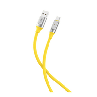 Кабель USB -XO- NB251 (Lightning, 1м, силиконовый, желтый)