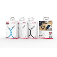 Кабель Type-C -XO- NB-Q228B PD60W (Type-C, 1.2м, силиконовый, черный)