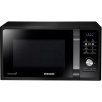 Микроволновая печь соло Samsung MS23F302 черный (800 Вт, объем - 23 л, управление: электронное)
