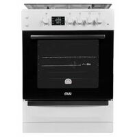 Плита комбинированная MIU 6040 ЕRPDCHK белый (ГК конфорок, э/ поджиг конф.+дух., духовка электро, конвекция,вертел,чугун)