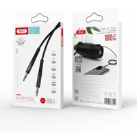 Кабель -XO- 2м, 3.5 Jack(П) - 3.5 Jack(П), Черный, коробка, (6920680877003)