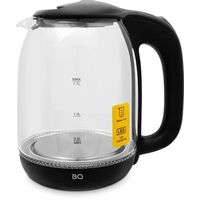 Чайник электрический BQ KT1830G черный (2200 Вт, объем - 1.7 л, корпус: стекло/ пластик)
