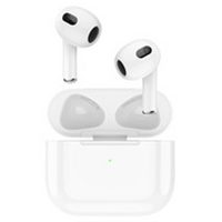 TWS наушники Borofone BW81 True, внутриканальные, микрофон, аналог AirPods 3, белый (6941991114953)