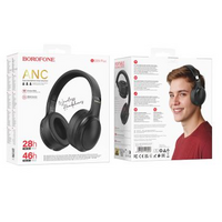 Беспроводные наушники Borofone BO29 Plus Alegre, Bluetooth, полноразмерные, черный (6941991116056)