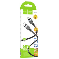 Кабель Type-C HOCO X109 Energy 60W (Type-C, 1м, силиконовый, черный)