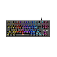 Клавиатура Defender GK-375 Dark Arts, проводная, игровая, USB, с подсветкой, черный, кабель 1,5 м (45375)