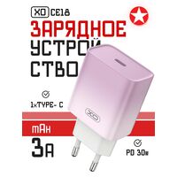 СЗУ -XO- PD30W 3А 1xType-C (CE18, фиолетовый)