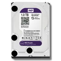 Жесткий диск HDD 3.5" SATA: 1000 Гб WD Purple [5400 rpm, 64 Мб, Sata 3 (6 Gbit/ s), Восстановленный на заводе] WD10PURZ-FR