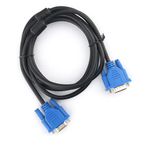 Кабель VGA 3м Gembird/ Cablexpert черный, экран, феррит. кольца, пакет (CC-PVGA-3M)