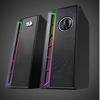 Колонки 2.0 Redragon Calliope 6W, черный, miniJack 3.5, USB, Пластик (71791)