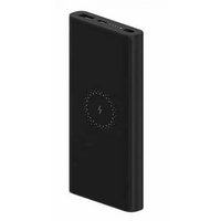 Внешний аккумулятор 10000mAh Xiaomi Mi Wireless Power Bank, USB x2, беспроводная зарядка, пластик, черный