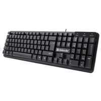 Клавиатура Defender Symbol HB-559, проводная, офисная, USB, черный, кабель 1,5 м (45559)