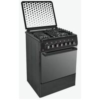 Плита комбинированная IDEAL L 355 черный ГК (ГК конфорок, конфорок - 3+1, духовка электро, чугун)