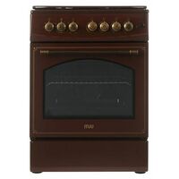 Плита комбинированная MIU Granma 61S коричневый (ГК конфорок, э/ поджиг конфорок, конфорок - 4, духовка электро, конвекция,сталь)