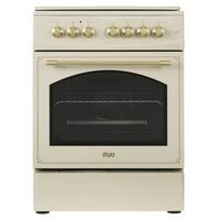 Плита комбинированная MIU Granma 61S бежевый (ГК конфорок, э/ поджиг конфорок, конфорок - 4, духовка электро, конвекция,сталь)