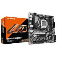 Материнская плата Gigabyte AM5: B850M D3HP  [AMD B850, 4хDDR5, 2хPCIe16, 4хSATA3, 2хМ2, 4xUSB 3, 2xUSB 2, 2хDP, PS/ 2, HDMI, Micro-ATX ]