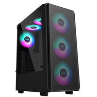 Корпус Foxgate Midi-Tower R-21F/ G330 ARGB 4*120мм (без БП, 2xUSB2.0, 1xUSB3.0, ) R-21F/ G330 ARGB