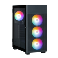 Корпус Zalman Midi-Tower S5 NEO Black (без БП, Боковое стекло, Вентиляторы 120мм: 4xFRGB, ГхВхШ: 456x490x215, ) S5 NEO Black