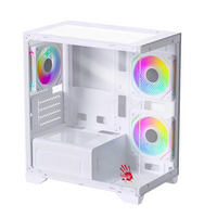 Корпус Bloody BD-CC103F белый без БП mATX 7x120mm 1xUSB2.0 1xUSB3.0 audio bott PSU