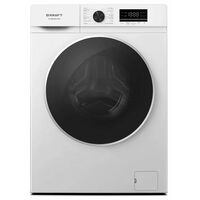 Стиральная машина с паром Kraft KF-MBDS8147W белый, 8 кг, инвертор, дисплей -да, глубина - 45 см, 1400 об/ мин