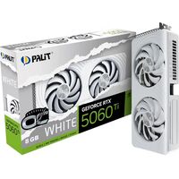 Видеокарта GeForce RTX 5060Ti 8G WHITE OC 8GB PALIT (8Gb, GDDR7, 128 bit, HDMI, 3*DP) PA-RTX5060Ti WHITE OC 8GB PALIT Видеокарта GeForce RTX 5060Ti 8G WHITE OC 8GB PALIT (8Gb, GDDR7, 128 bit, HDMI, 3*DP) PA-RTX5060Ti WHITE OC 8GB PALIT