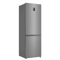 Холодильник с нижней МК Candy CFN6185SDC, серебристый, No Frost, высота - 185, ширина - 59,5, дисплей есть, нулевая зона есть, A