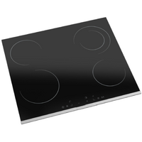 Электрическая варочная панель Kraft KF-EH342CB черный (конфорок - 4 шт, панель - стеклокерамика, Wok - есть)