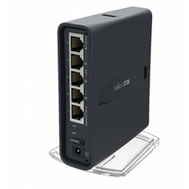 Маршрутизатор: Mikrotik hAP ac lite tower [2,4 Ггц+ 5 Ггц, 5x10/ 100Mbps, 802.11b/ g/ n/ 802.11a/ n/ ac, MIMO 2x2, RouterOS Level 4]