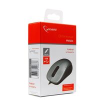 Мышь Gembird MOP-100-S оптическая, USB, серебристый (MOP-100-S)