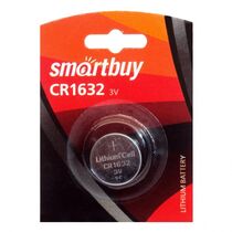 Батарейка Smartbuy CR1632, 1632, литиевая, блистер 1шт, (SBBL-1632-1B) цена за упаковку