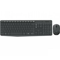 Комплект (клавиатура + мышь) Logitech MK235, USB, черный (920-007948)