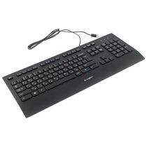 Клавиатура мультимедийная Logitech K280e, USB, черный (920-005215)