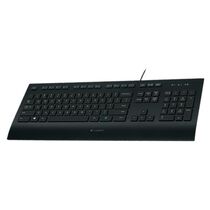 Клавиатура мультимедийная Logitech K280e, USB, черный (920-005215)