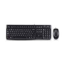 Комплект (клавиатура + мышь) Logitech MK120, проводной, USB, черный (920-002561)